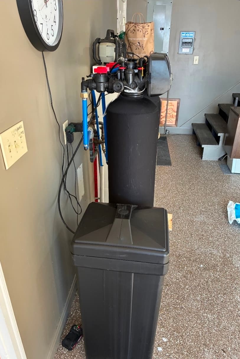 Aqua Otter all-in-one whole-house water filtration and softener system installed in an Indiana home