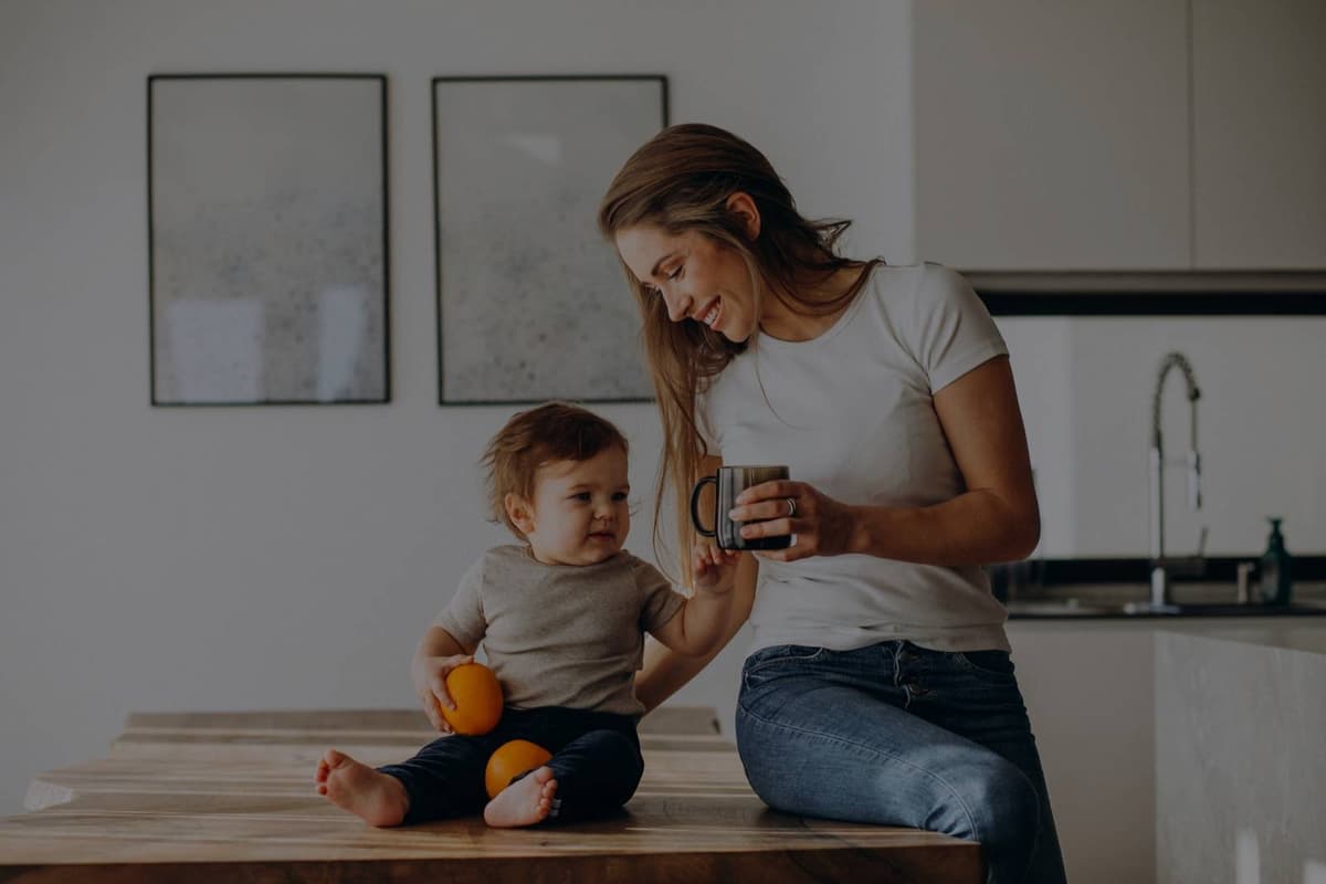 Woman drinking clean filtered water